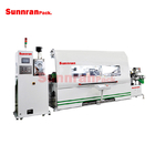 can body welding machine with powder coating system