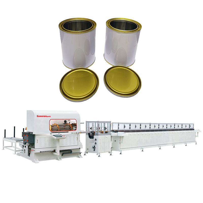 OEM Automatic Tin Can Making Machine Paint Tin Can Welding Line