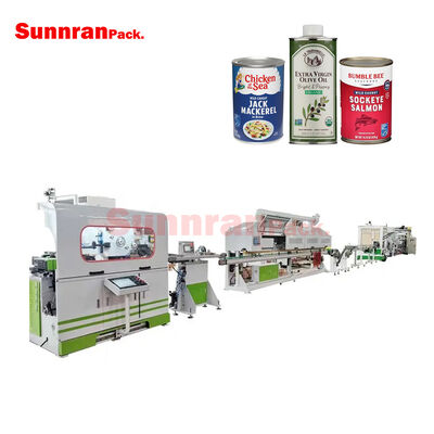 স্বয়ংক্রিয় খাদ্য ক্যান তৈরির লাইন দুধ পাউডার ক্যান ক্যান খাদ্য অলিভ অয়েল তৈরীর মেশিন