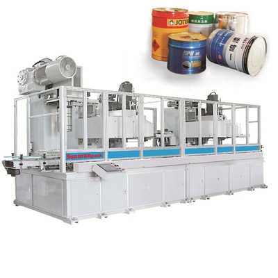 35CPM ইস্পাত ড্রাম মেকিং লাইন 3600mmx1900mmx3050mm মাত্রা